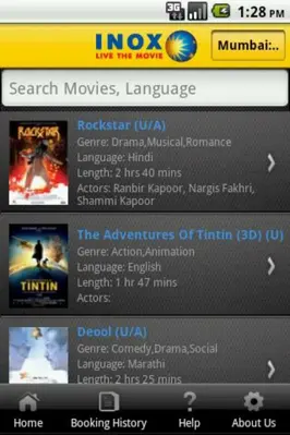 INOX android App screenshot 6